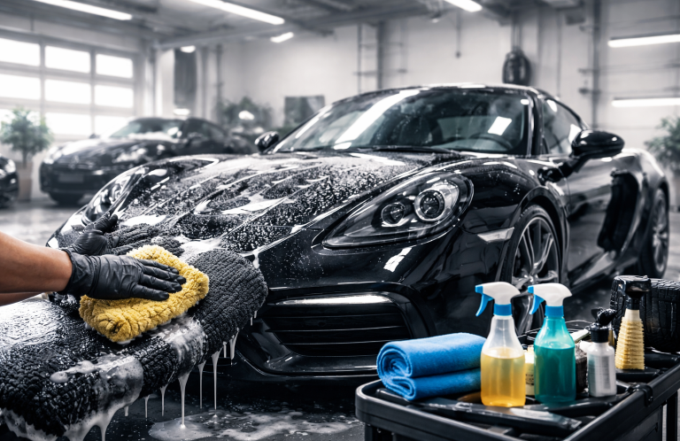 nettoyage de  véhicule